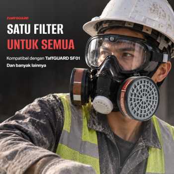Gambar produk TaffGUARD Cartridge Filter Masker Gas Respirator Activated Carbon - SF05 - 5