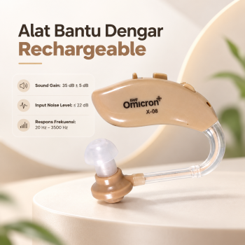 Gambar produk TaffOmicron Alat Bantu Dengar Hearing Aid Adjustable Rechargeable - X-08