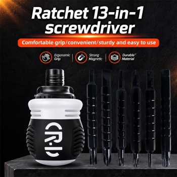 Stub Set Obeng Multifungsi Chrome Vanadium Steel Set Screwdriver - 26100