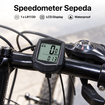 SunDING Speedometer Sepeda Digital Odometer Waterproof - SD-581