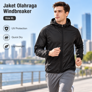 Gambar produk JN Jaket Olahraga Anti UV Quick Dry Windbreaker Waterproof Outdoor XL - WY-02