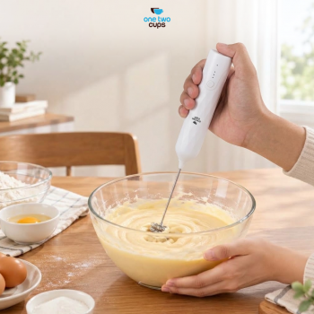 Gambar produk One Two Cups Hand Mixer Mini Pengocok Telur Milk Frother USB Type C - HMW10 - 6
