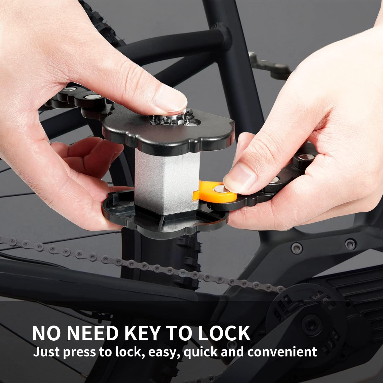Gambar produk WEBIKE Gembok Sepeda Lipat Portable Bike Folding Lock Alloy Steel 78cm - WB012 - 3