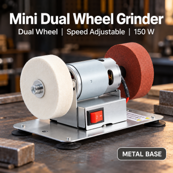 SNA Mesin Gerinda Meja Mini Polishing Dual Wheel Speed Adjustable 150W - BG-500D