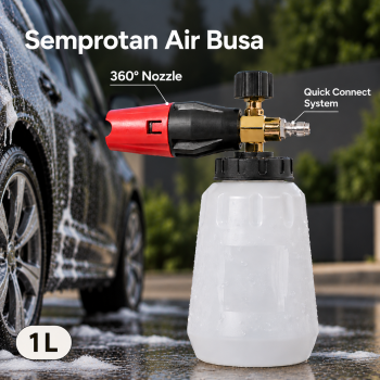 PAZT Semprotan Air Busa Cuci Mobil Spray Nozzle Foam Gun Car Wash 1L - White