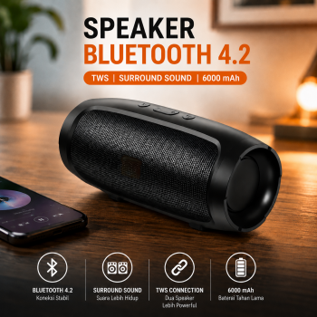 Mengear Speaker Bluetooth Portable Surroud Sound HiFi 6000mAh 6W - MINI3