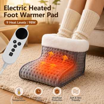 DIVIB Penghangat Kaki Elektrik 9 Level Heated Foot Warmer Pad 98W - AD6100
