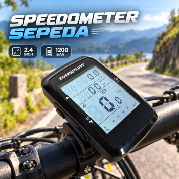 TaffSPORT Speedometer Sepeda Digital Odometer Wireless Rechargeable - BK-5208