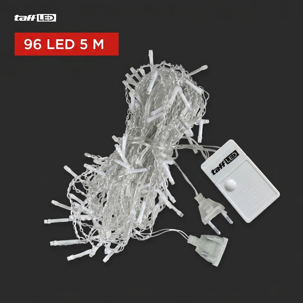 Gambar produk TaffLED Lampu Hias String Light Tumblr Outdoor Icicle Fairy 220V 5M 96 LED - EK-04 - 8
