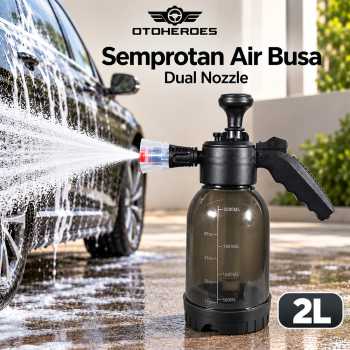 OTOHEROES Semprotan Air Busa Cuci Mobil High Pressure Hand Pump 2L - Black