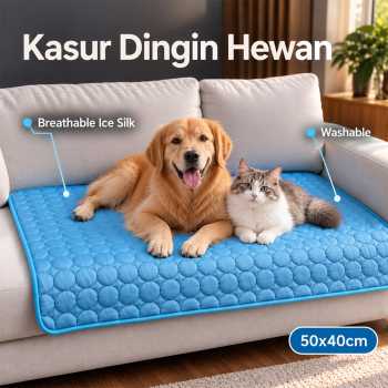 Gambar produk PUPP Matras Alas Pendingin Kasur Hewan Anjing Kucing Pet Cooling Mat 50x40cm - PS4MAT