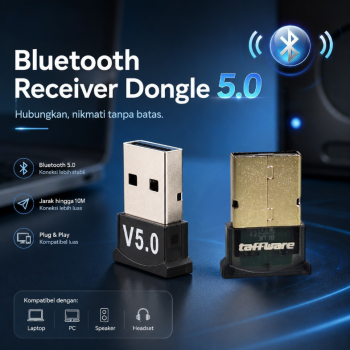 Gambar produk Taffware Mini Bluetooth 5.0 Receiver Dongle - ROV-408