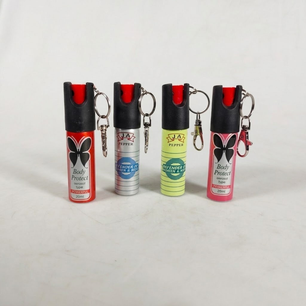 Gambar produk JA Guard Semprot Lada Perlindungan Diri Capsaicin Pepper Spray 20ml - PS007 - 4