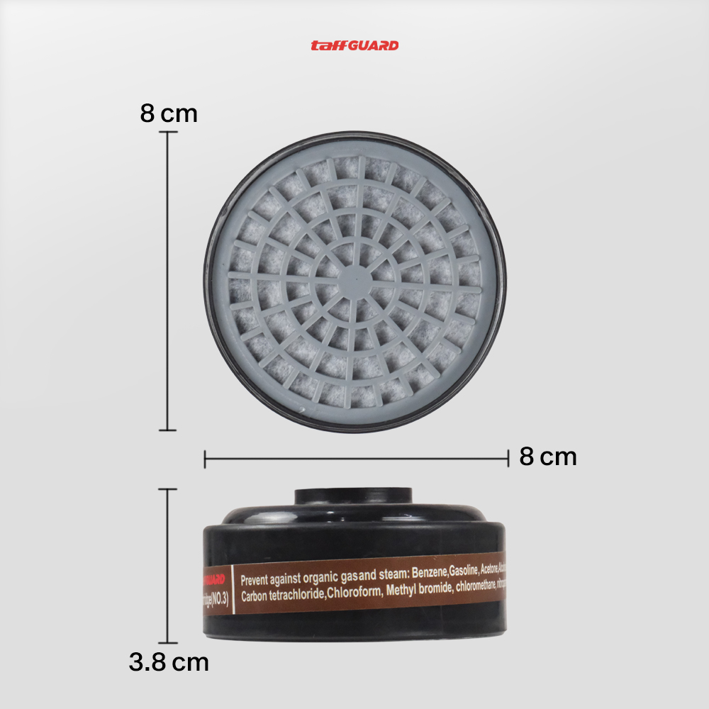 Gambar produk TaffGUARD Cartridge Filter Masker Gas Respirator Activated Carbon - SF05 - 8