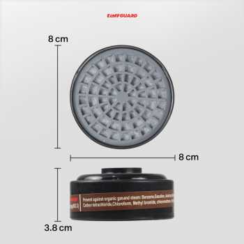 Gambar produk TaffGUARD Cartridge Filter Masker Gas Respirator Activated Carbon - SF05 - 8