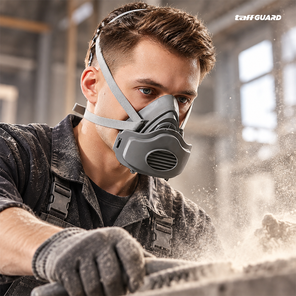 Gambar produk TaffGUARD Masker Polusi Anti Debu Dust Respirator Gas PM2.5 KN95 - 3600 - 6
