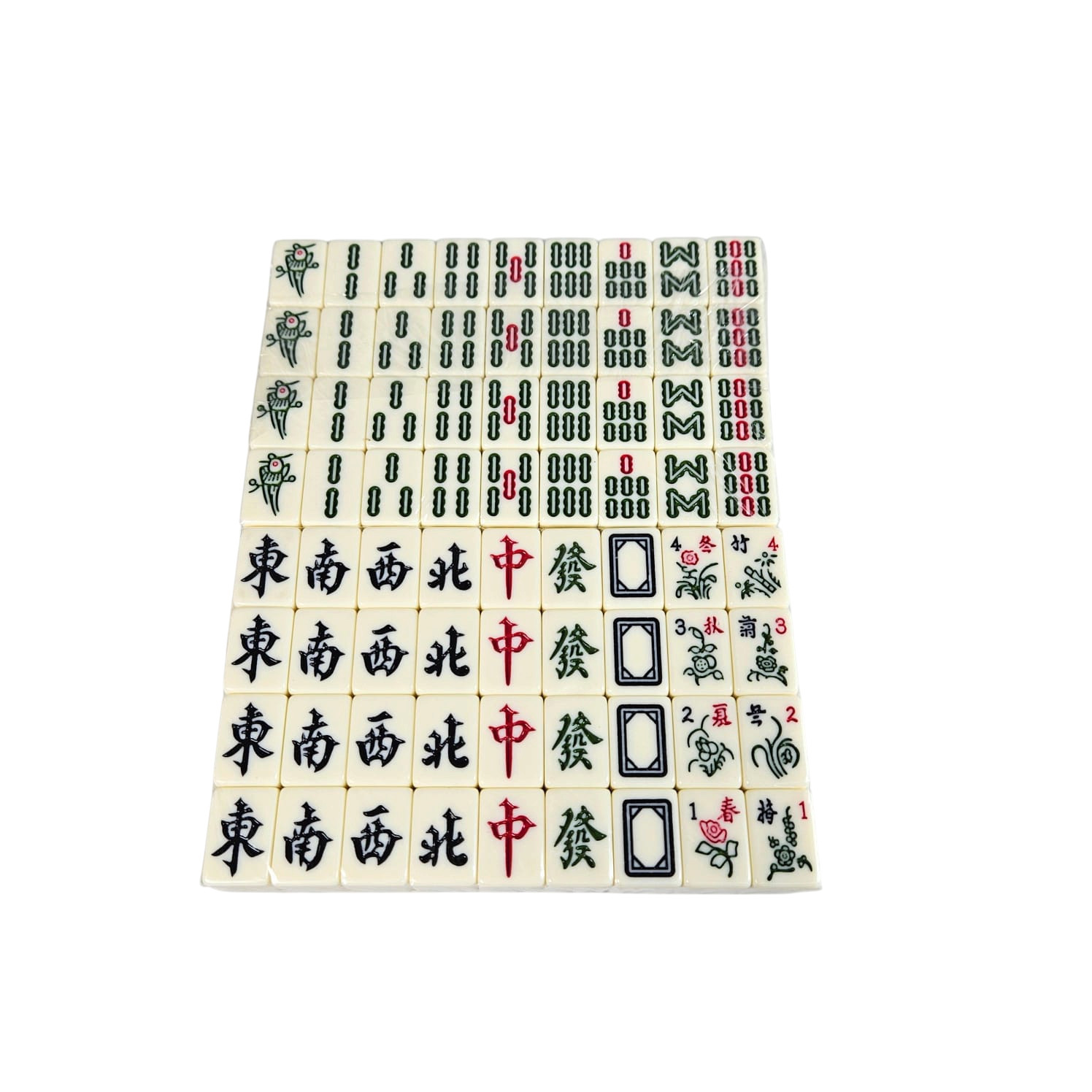Gambar produk MOJ Mahjong Set Portable Melamine Blank Tile Leather Box 20mm 144 Tile - 30BE - 2