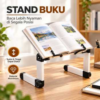 Gambar produk SHARKBANG Stand Buku Baca Book Reading Shelf Bracket 360 Degree - YL-811