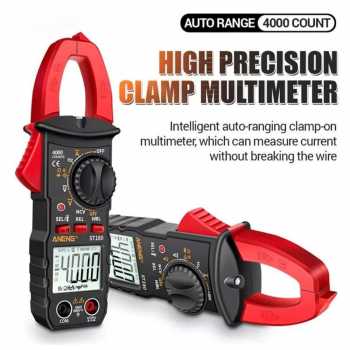 JUNEJOUR Digital Multimeter Tang Ampere Voltage NCV Tester Clamp - ST180