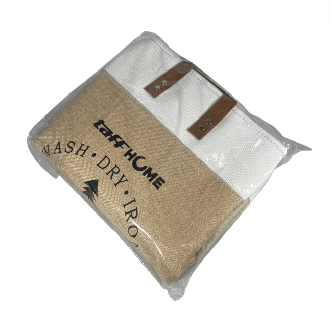 Gambar produk TaffHOME Tas Laundry Bag Storage Organizer Linen Foldable with Handle - E90 - Kemasan
