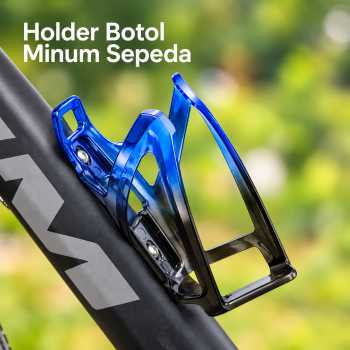XOTORI Holder Botol Minum Sepeda PC Bike Bottle Cage - Black/Blue