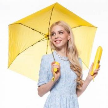 UM-BANANA Payung Lipat Desain Pisang - UME0007 - Yellow