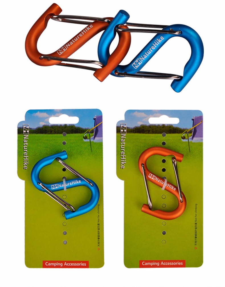 Gambar produk NatureHike S Type Carabiner Buckle Hanging Aluminum Alloy