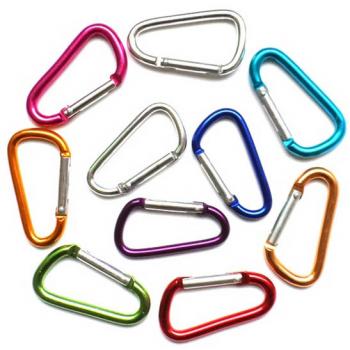 Gambar produk D-Type Carabiner Buckle Hanging Aluminium 96 mm 25 KG - CC1