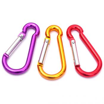 Gambar produk Karabiner Aluminium Alloy Quick Release Carabiner Bentuk Gourd 100mm 25kg - CBNR99