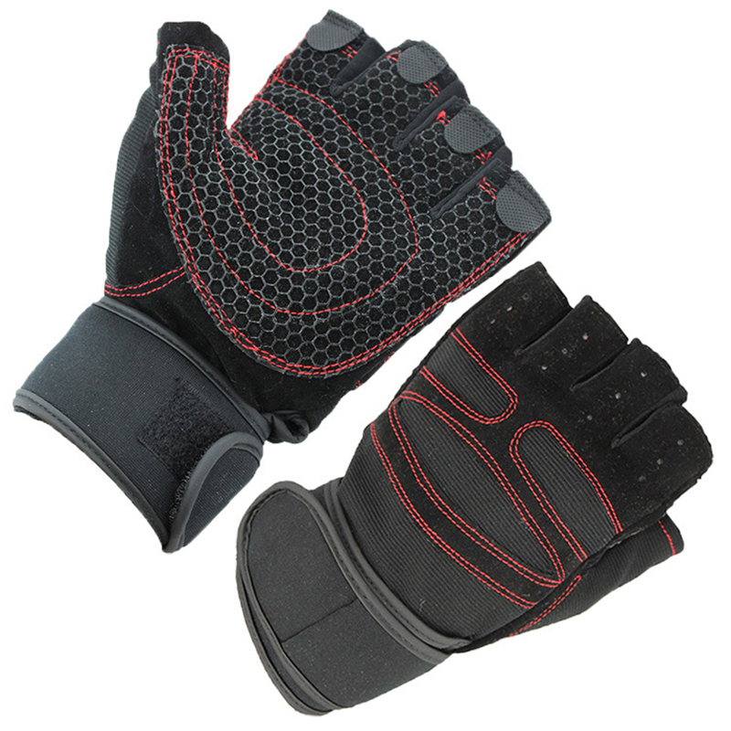 Gambar produk Sarung Tangan Motor & Olahraga Half Finger Sports & Bike Gloves L
