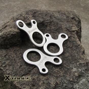 Gambar produk Xtools Carabiner Outdoor Equipment 3 Hole Tying Tool / Alat Bantu Tali