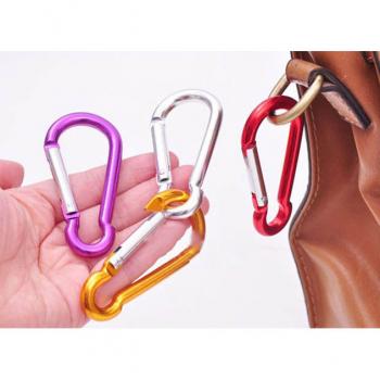 Gambar produk Karabiner Aluminium Alloy Quick Release Carabiner Bentuk Gourd 100mm 25kg - CBNR99