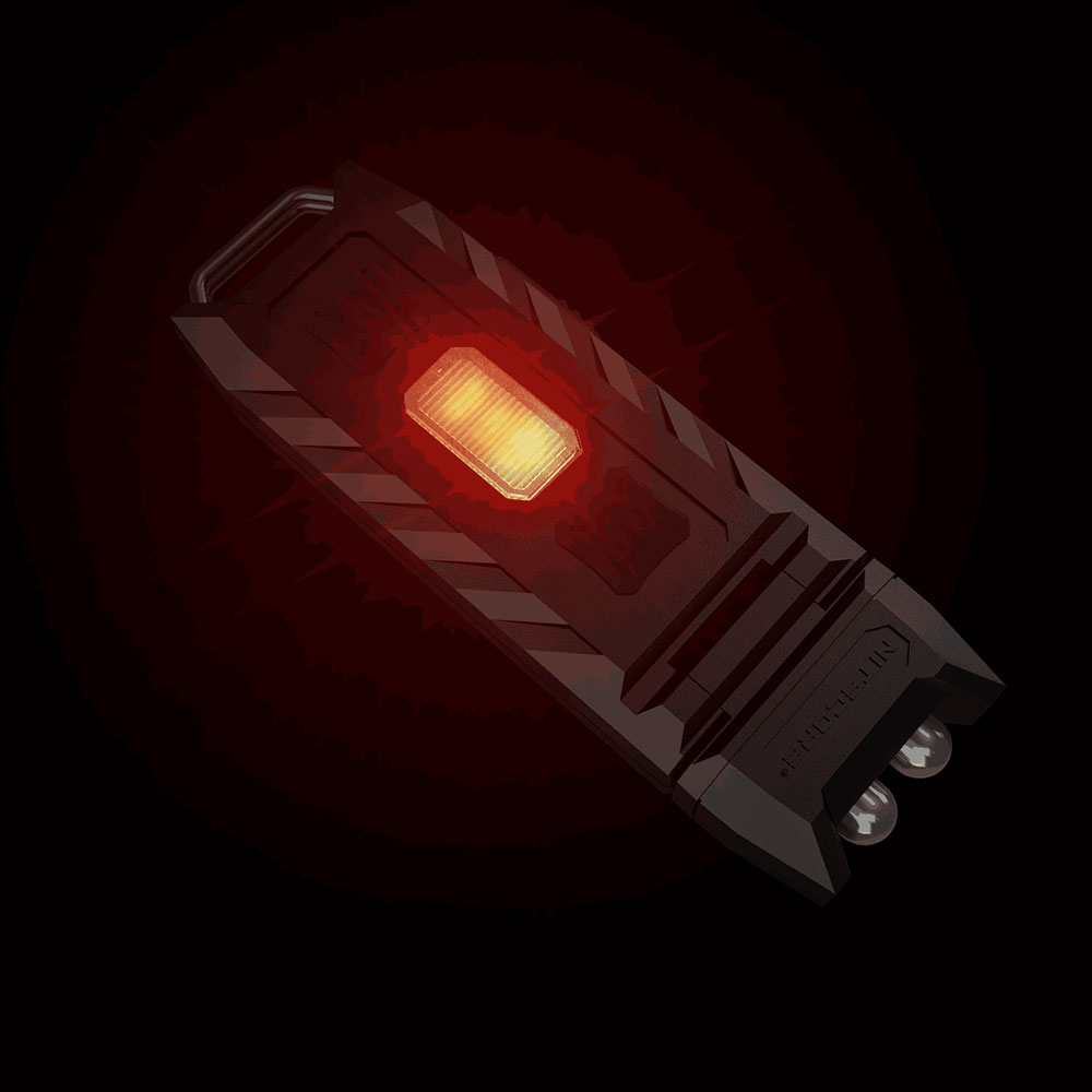 Gambar produk NITECORE Dual Color LED USB Rechargeable Keychain Light - THUMB